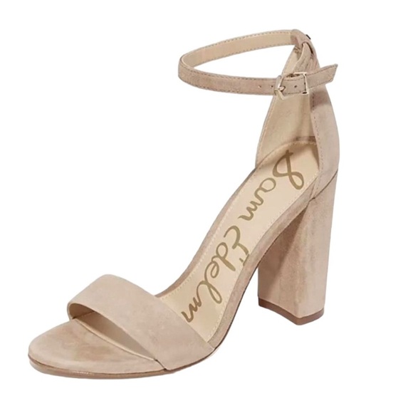 Sam Edelman Shoes - Sam Edelman Yaro Ankle Strap Sandal Oatmeal Suede